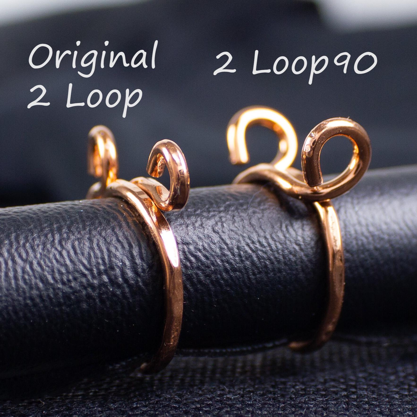 Lop Rings Original 2 Loop Tension Rings Styles for Multi Yarn Stranded Knitting ...