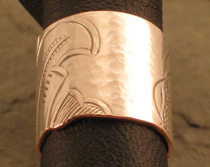 Unisex Finger Cuff Ring Called Perfect Beads, Unique Design, Looks Like