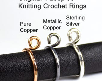 Original Tension Ring Loops for Knitting and Crochet by ItsVera, Even Stitches, Arthritis and Tendonitis Relief