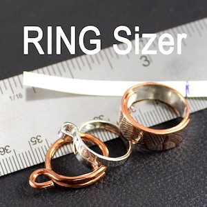 Ring Sizer easy PDF ring sizer, immediate download, PDF ring sizer, check your ring size quickly, great to use for all ring orders