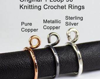 Original knitting crochet tension ring, maintain consistent tension, flawless stitches, arthritic and tendonitis crafters