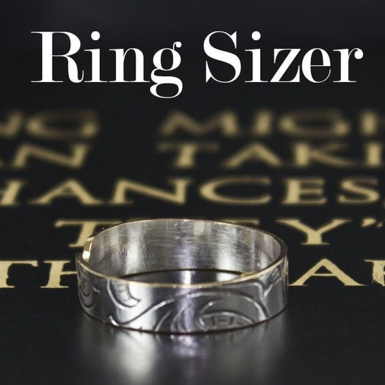 Ring sizer. Ring sizer