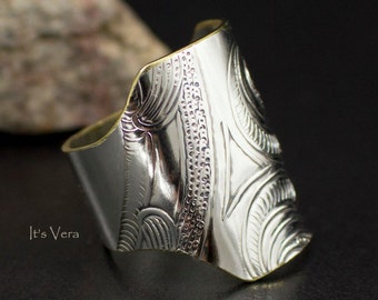 Handmade saddle ring by ItsVera, a great statement ring designed so every ring is different, it's like wearing a piece of history