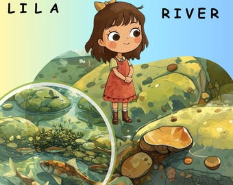 Personalised Kids Book - Lila and The River motivation Story (Curious People)