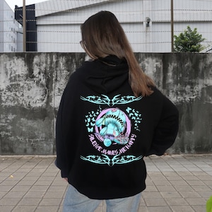 Anime Bunny Hoodie, Harajuku Sweatshirt, kawaii bunny hoodie, Aesthetic Streetwear, Gothic Hoodie, gifte hoodie, hoodiful giftful, hoodie