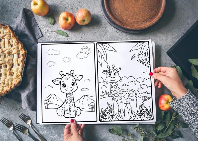 Safari coloring book, Jungle coloring pages for kids 150+, Wild animals coloring book, Safari themed coloring book, Printable coloring 
Bring the wild to life with this Safari Animals Coloring Book – perfect for kids and animal lovers! 🦁🦓🐘
This digital download includes 150+ unique coloring images featuring lions, giraffes, zebras, elephants, monkeys, and more. Designed 2 per page for easy printing and cutting, formatted in standard 11" x 8" inches PDF.
