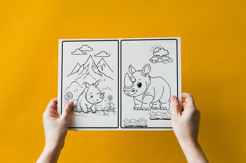 Safari coloring book, Jungle coloring pages for kids 150+, Wild animals coloring book, Safari themed coloring book, Printable coloring 
Bring the wild to life with this Safari Animals Coloring Book – perfect for kids and animal lovers! 🦁🦓🐘
This digital download includes 150+ unique coloring images featuring lions, giraffes, zebras, elephants, monkeys, and more. Designed 2 per page for easy printing and cutting, formatted in standard 11" x 8" inches PDF.