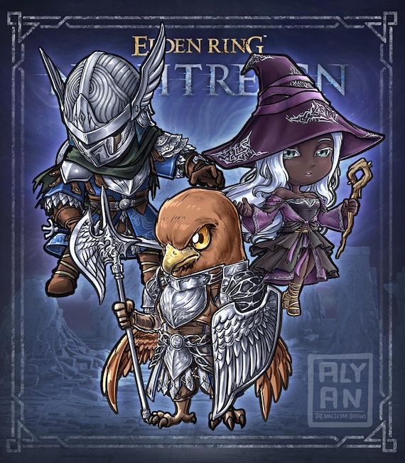 Elden Ring Nightreign Acrylic Keychains, Wylder, Guardian, Recluse