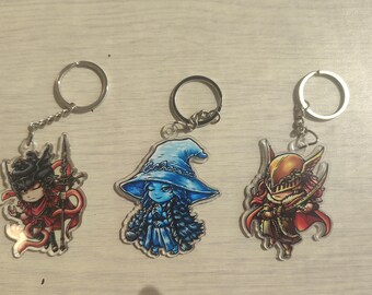 Elden Ring Acrylic Keychain: Ranni, Malenia, Messmer, Midra - Etsy