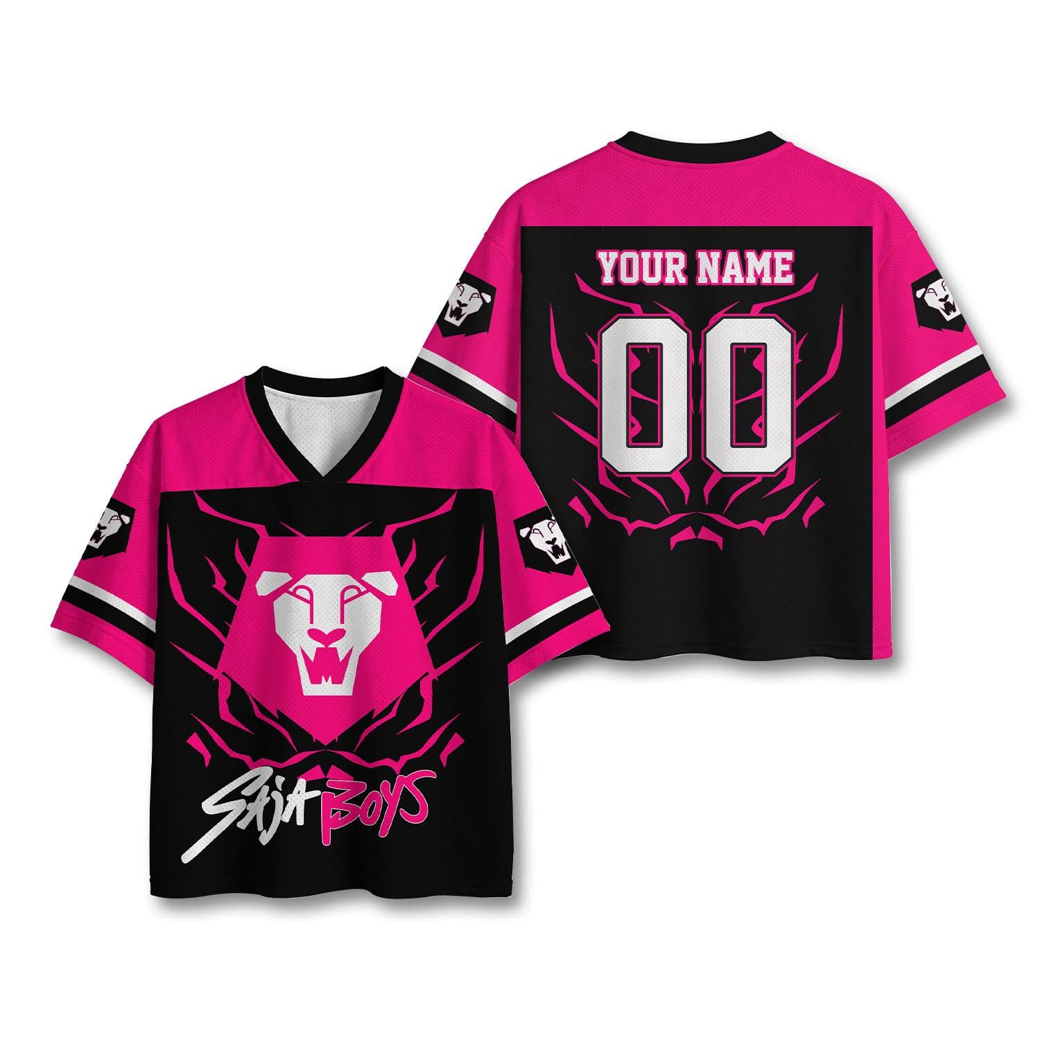 Discover Sa-ja Boys Football Jersey, Demon Hunters Movie Shirt, Kpop Lovers Shirt, Musical Movie Merch