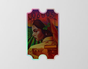 Holographic Art Sticker