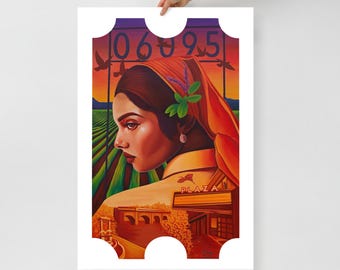 Tulsi Illustration Poster