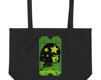 Large Cotton-Organic Art Tote Bag