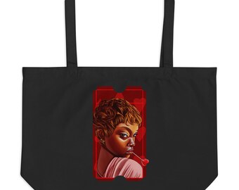 Portrait Illustration Organic-Cotton Tote Bag