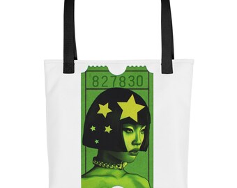 Portrait Illustration Tote Bag