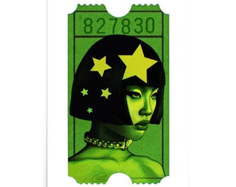 Admission to The Stars- Matte Print