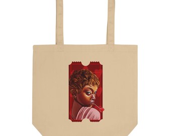 Portrait Illustration Organic-Cotton Tote Bag