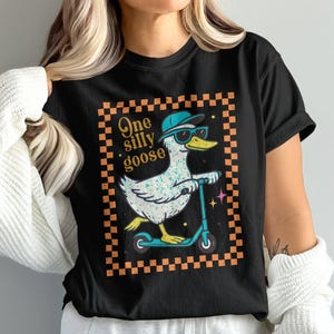 Silly Goose T-Shirts, Comfort Colors, Funny Goose Tee, Cool Goose T-Shirts, Goose Lover Gift, Trendy Silly Goose Shirt, Cute Animal Shirts