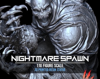 Nachtmerrie spawn | 3D-geprint harsfiguur | Schaal 1/10