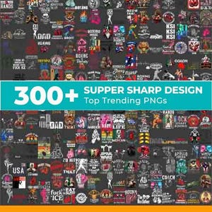 300+ Bundle Boxen PNG, Boxen Krieger Design, Handschuh und Champion Clipart, Boxen Liebhaber Kunst, digitale Datei für den kommerziellen Gebrauch