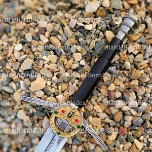 Hand made Geralt of Rivia Arondight&#39;s Witcher Sword, Witcher 03, Wild Hunt Geralt of Rivia Arondight&#39;s Sword, Upgraded Sword, Gift for Men.