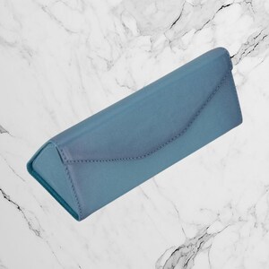 Glasses Case - Leather Sunglass Case - Hard Case For Glasses - Magnetic Closure - Folding Leather Case - Handmade Leather Personalized Gift