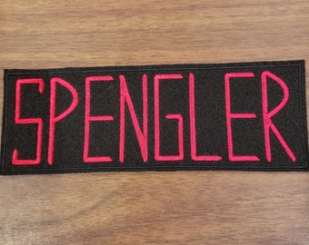 Ghostbusters-inspirerad SPENGLER xl strykmärke