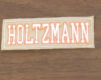 キッズサイズのレディース ゴーストバスターズ風ネームバッジパッチ、アイロン接着、カスタムも可能!!!