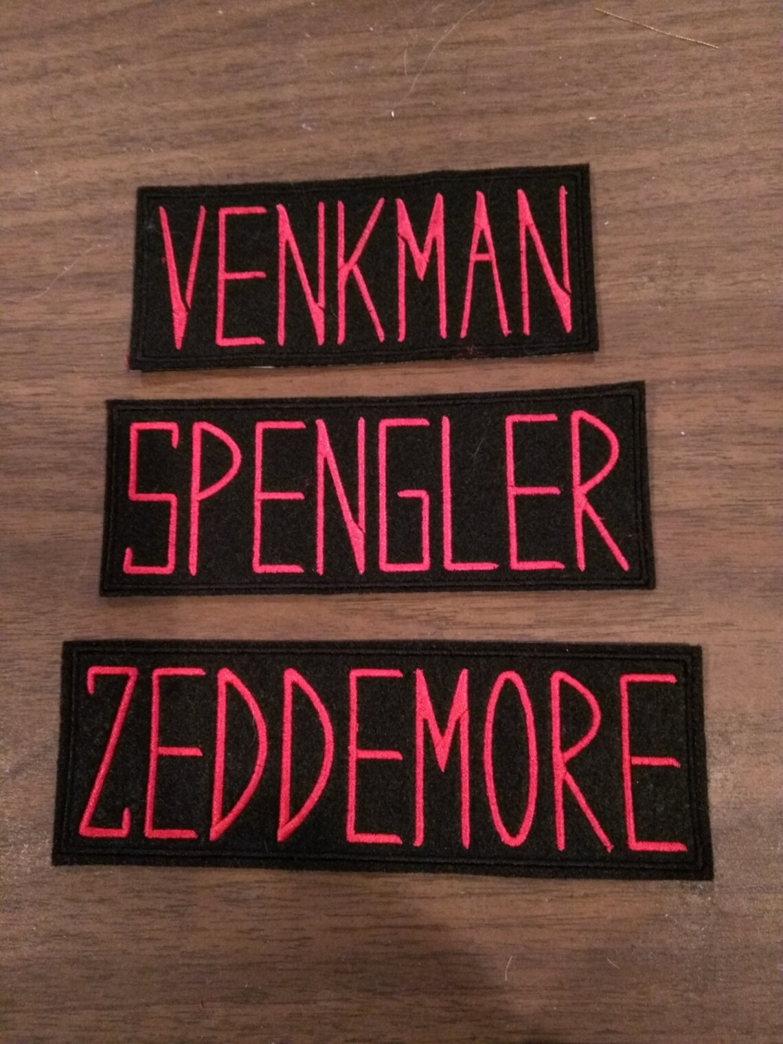 GHOSTBUSTERS Inspired Name Badge Iron on Patch. Custom | Etsy