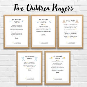 Wand Kunst Gebet Kinder Dekor christlichen Bund Kindergarten Glaube Ostern Geschenk christliche Bildung Klassenzimmer druckbare Lehrer Gebet Wand Kunst Bundle