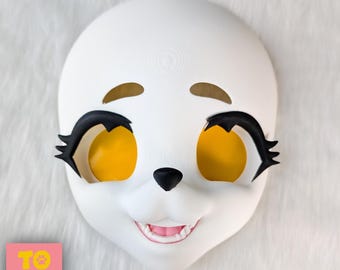 Kigurumi Canine Base Open Mouth Expression - Easy Print No AMS Required !