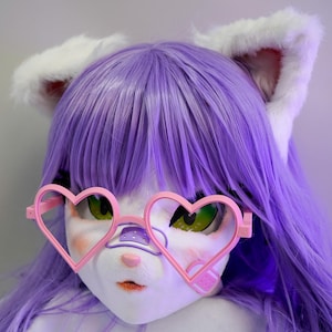 Fursuit Heart Shaped Glasses