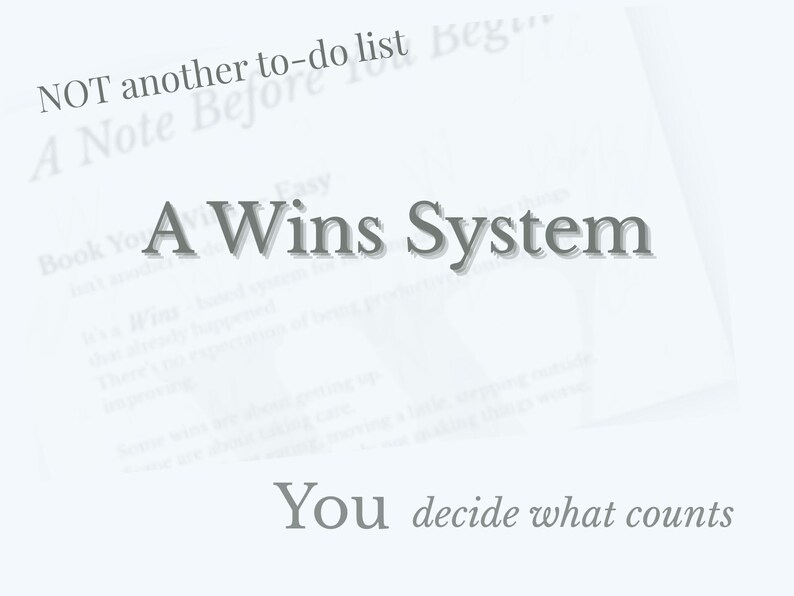 Book Your Wins — Easy | the Easiest Ones | Gentle Wins List PDF (no To ...