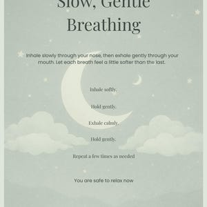 ADHD Anxiety Night Reset | Sleep Planner for Racing Thoughts | Bedtime ...