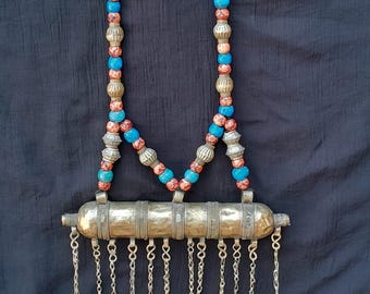 ヴィンテージ クチペンダントネックレス：アフガニスタンのベル、民族