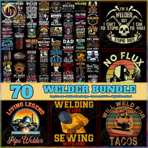 Welder PNG Bundle, Welding Helmet Png, Worker Man, Funny Welding Quotes Png, Welder Shirt Designs Png, Commercial Use, Digital File