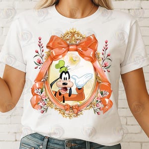 Funny Dog Png, Vintage Cartoon Png, Classic Flower Cartoon Frame Png, Mirror Frame Png, Coquette Bow Png, Cartoon Shirt Design, Digital File
