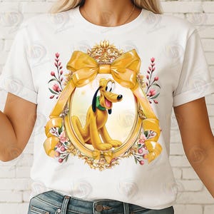 Funny Dog Png, Vintage Cartoon Png, Classic Flower Cartoon Frame Png, Mirror Frame Png, Coquette Bow Png, Cartoon Shirt Design, Digital File