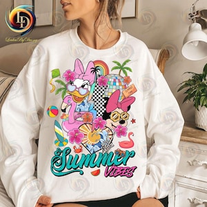 Cartoon zomer T-shirt ontwerp, schattig stripfiguur, Summer Vibes png, zomertijd png, preppy zomer png, commercieel gebruik, digitaal bestand