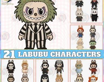 20+ Monster Doll Halloween PNG-SVG Bundle, Kawaii Halloween Clipart, Doll Cartoon Halloween, Cute Horror Doll, Commercial Use, Digital File