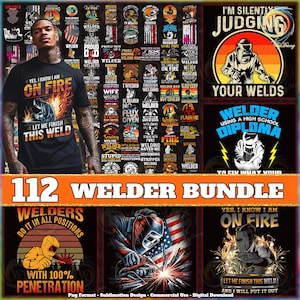 Welder PNG Bundle, Welding Helmet & Torch Designs Png, Funny Welding Quotes Clipart Png, Welder Shirt Design, Commercial Use, Digital File