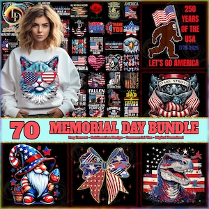Memorial Day PNG Bundle, 4th Of July Png, Patriotic T-shirt Design Png, Independence Day Png, America Flag Png, Commercial Use, Digital File