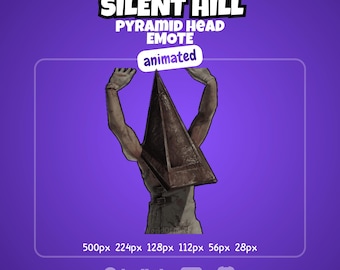Emote de baile de cabeza piramidal: GIF de terror de Silent Hill para Twitch, YouTube, Kick, Discord y superposición de transmisiones