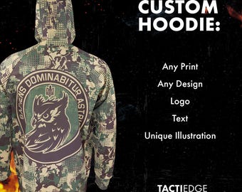 Custom Printed Hoodie: Your Design, Logo, Text