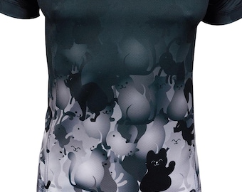 Tactical Cat Camo T-Shirt: Dark MultiCAT Print, Military Style