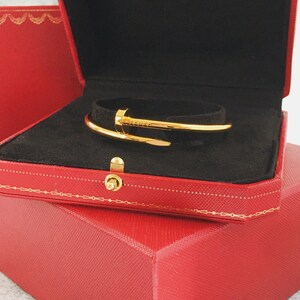 Bracelet vintage Just a Clou en or 18 carats taille 19
