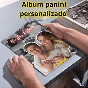 Personalized Panini album / photo album / couple Panini / editable printable