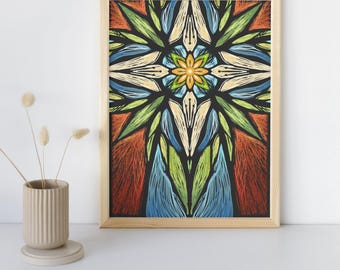 Easter Lily Cross Design - Digital Download