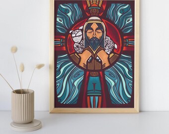 Good Shepherd Cross Design - Digital Download