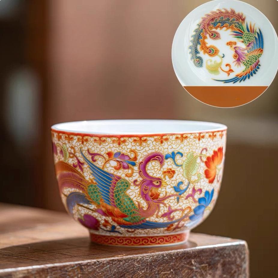 ドラゴンデザインの装飾カップ ドラゴンデザインの装飾カップ Dragon tea cup - Etsy 日本